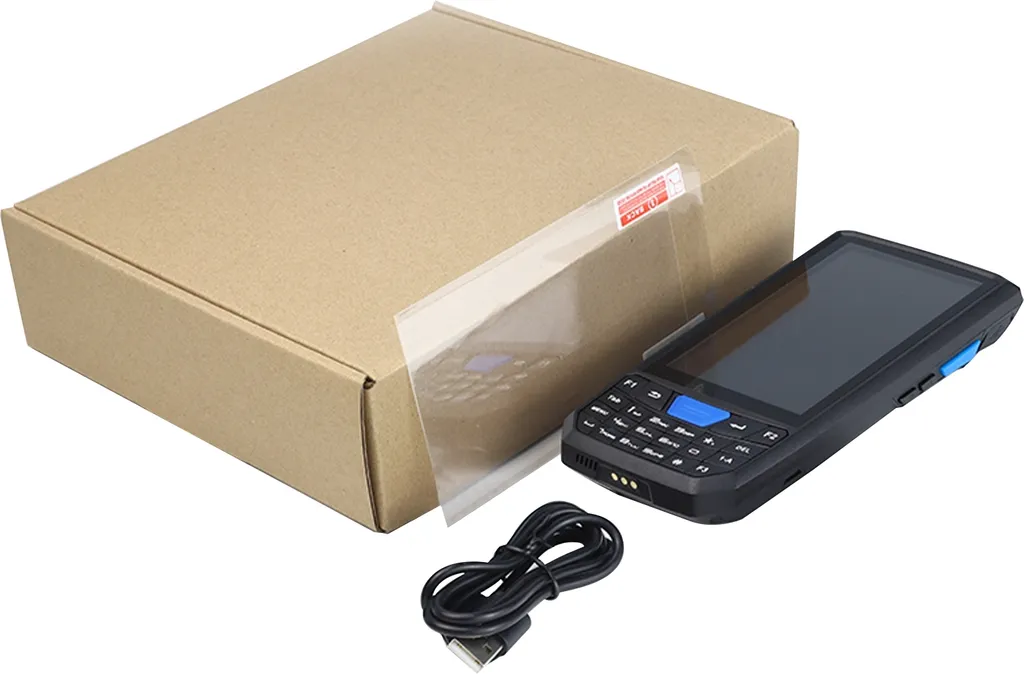 Terminal POS Android 13 PDA Lecteur Code-Barres 2D 4G WiFi BT Écran 4,5" - 4