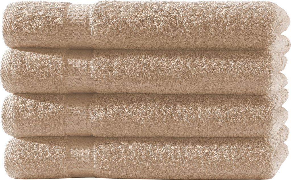 4er Set Frottee Gästetücher Elegance 30x50 cm 100% Produktbild 