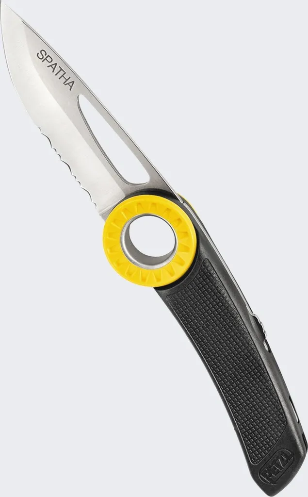 Couteau de montagne Petzl Spatha pour couper les cordes de rappel