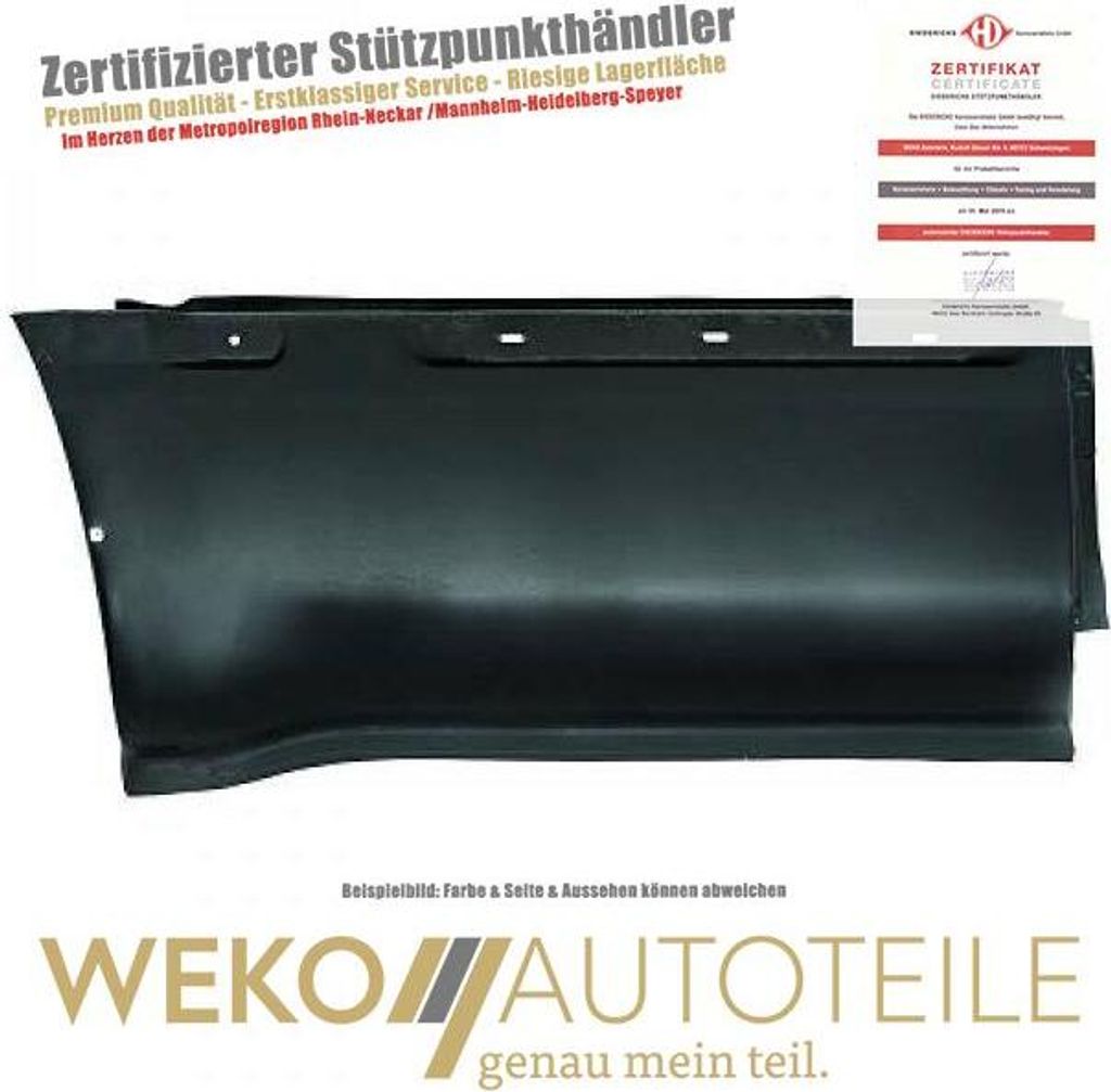 Seitenwand vorne rechts DIEDERICHS 9334044 passend für NISSAN OPEL RENAULT