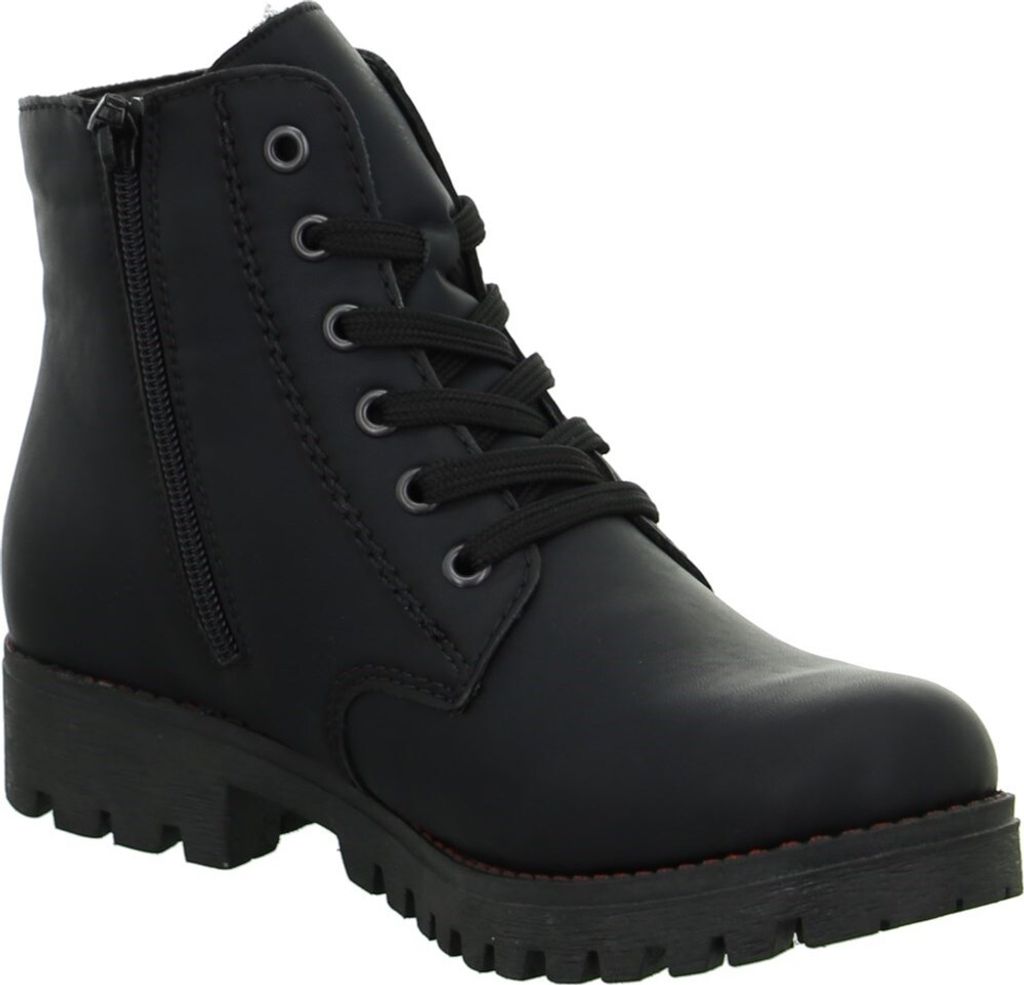Rieker Schnürstiefel - Tiefschwarz Kunstleder Größe: 39 Produktbild 37