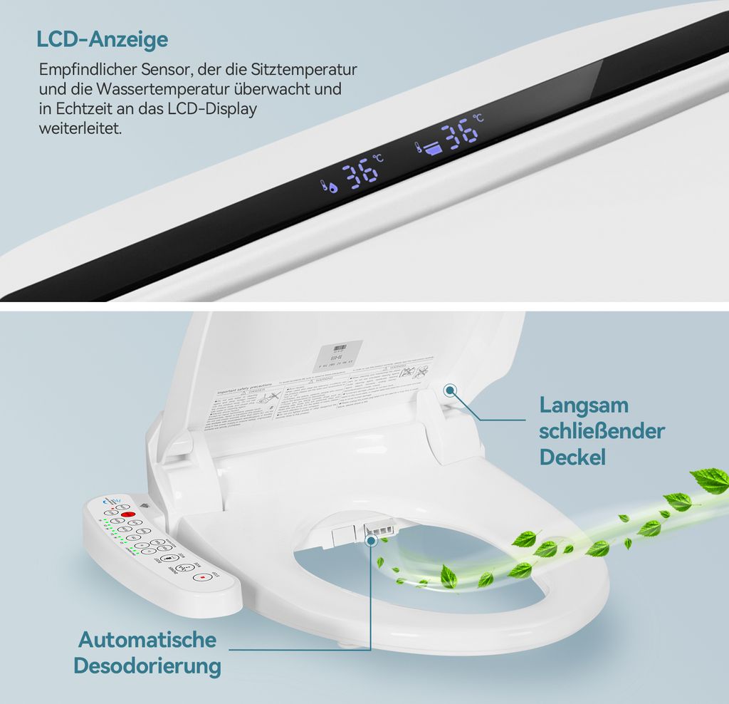 Puluomis WC-Sitze Toilettensitz Smart Automatisch Produktbild 4
