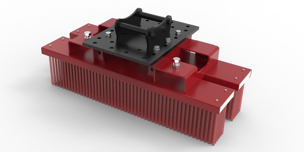 Joma-Tech Blockbesen ecoLine mit Schraubadapter Martin M02 in 1000mm Arbeitsbreite