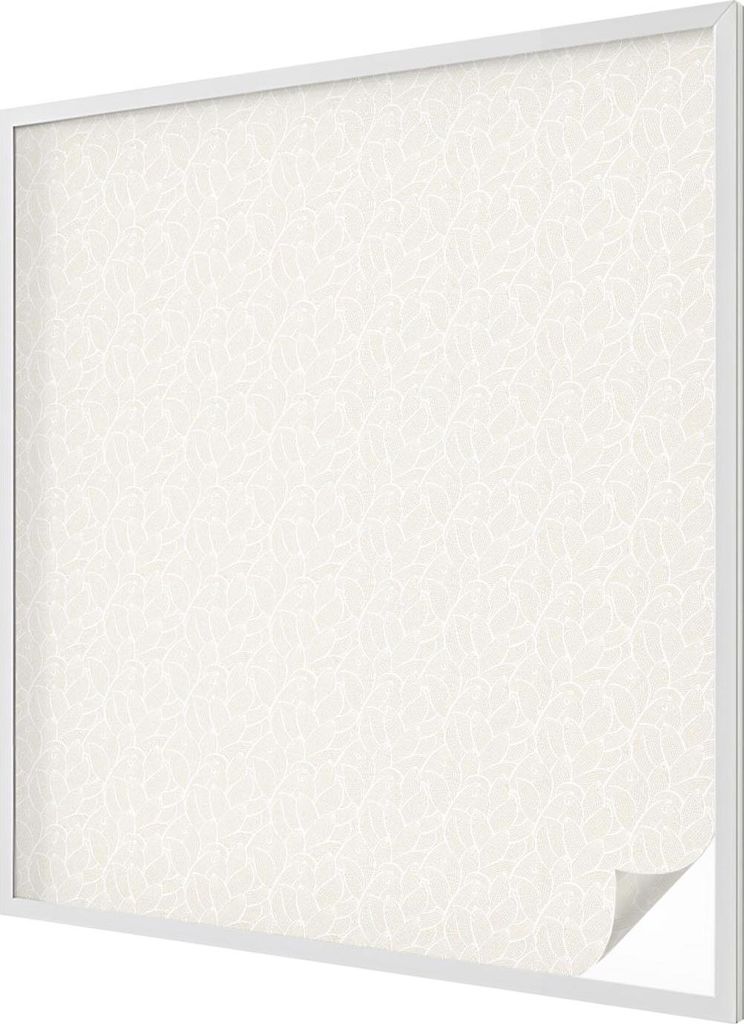 Buntglas Fensterfolie – 116x100 cm – Stained-Glass Design – blickdichte dekorative Sichtschutzfolie – selbstklebend, UV-Schutz – Pflanzen...