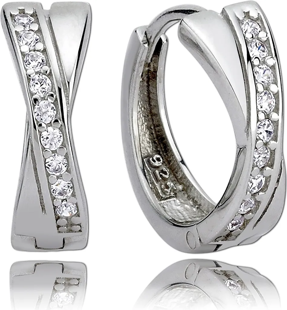 Boucles d'oreilles Balia Argent 925 blanc 1,5cm D2BAO0001SW pour femme