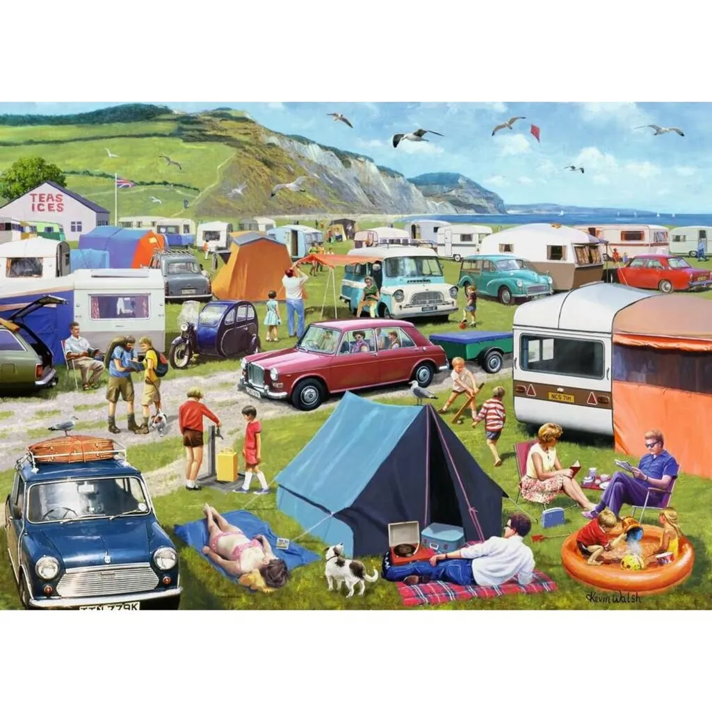 Occupez vos soirées avec le Puzzle Ravensburger Camping 1000 pièces 2D
