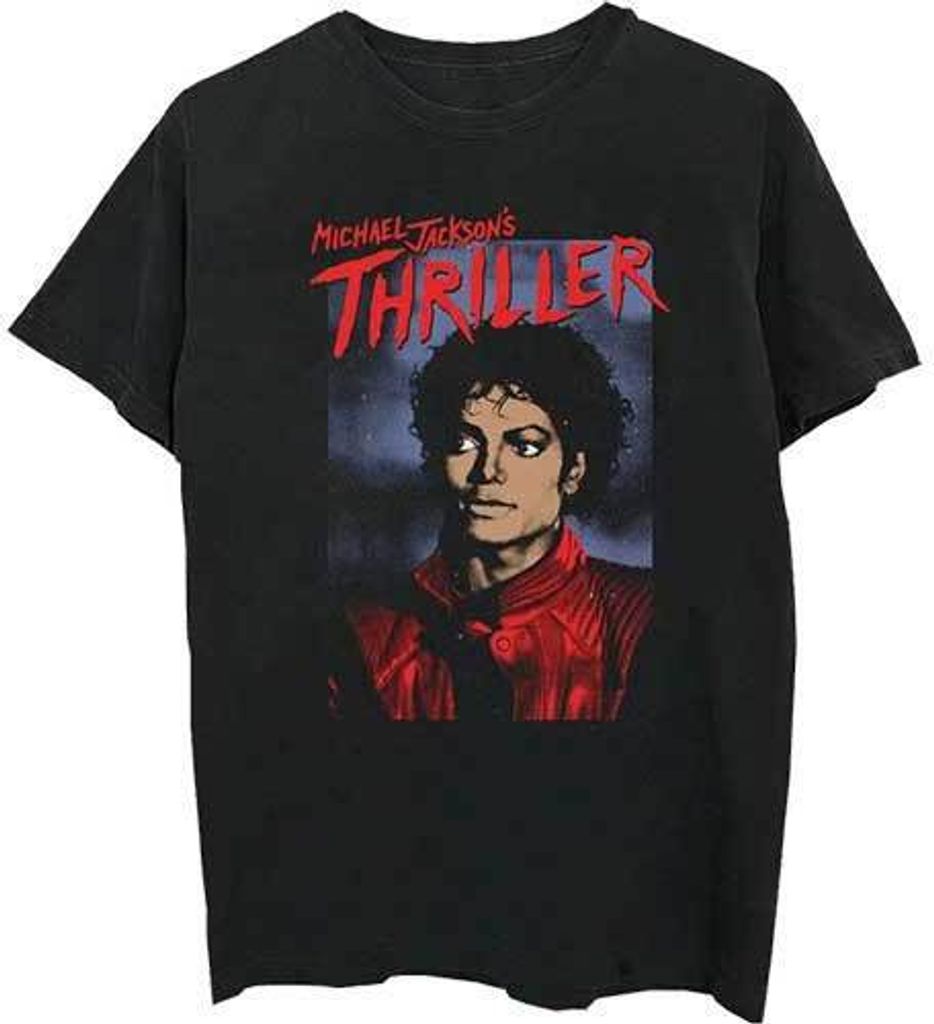 Michael Jackson T-Shirt L Thriller Pose Schwarz Produktbild 