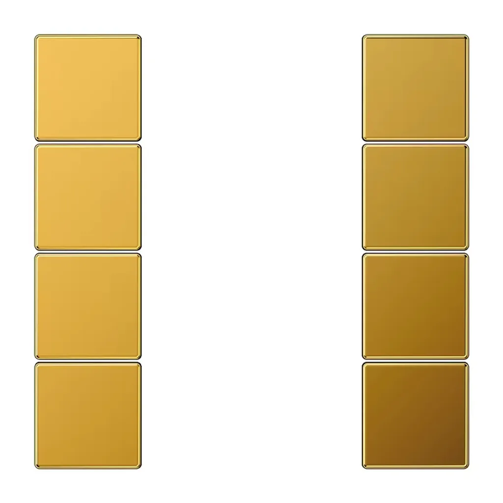 Équipez vos commandes KNX avec le jeu de touches Jung GO 2504 TSA de 4x