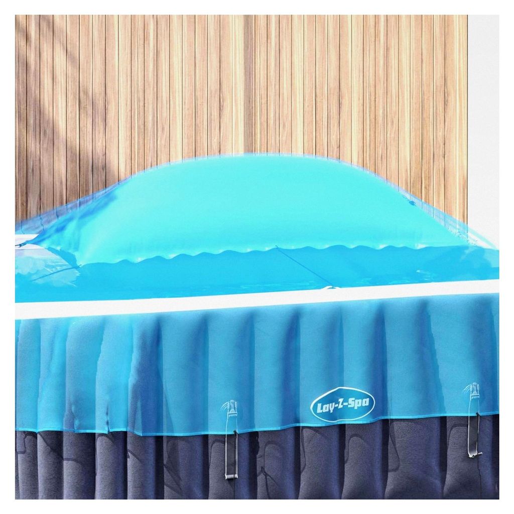Winter Poolkissen Blau 460 x 230 x 160 cm PVC, Luftkissen zur Poolabdeckung, Aufblasbares Winterkissen für die Poolüberwinterung
