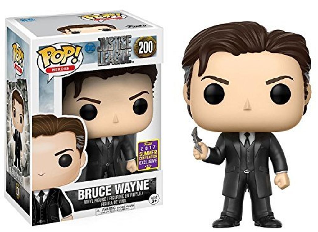 Bruce Wayne #200 (Justice League Movie) 2017 Summer Con Funko Pop! Vinyl Figur