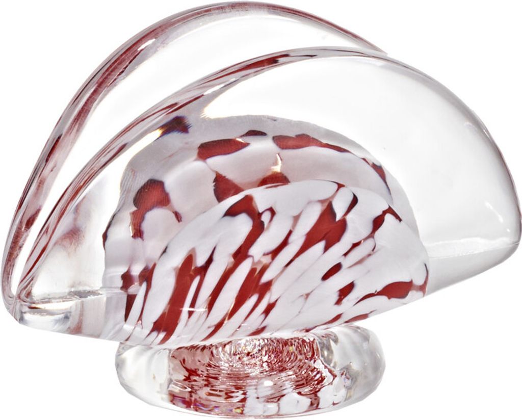 Visitenkartenhalter Freestyle (6 - 7 cm), rot/weiß