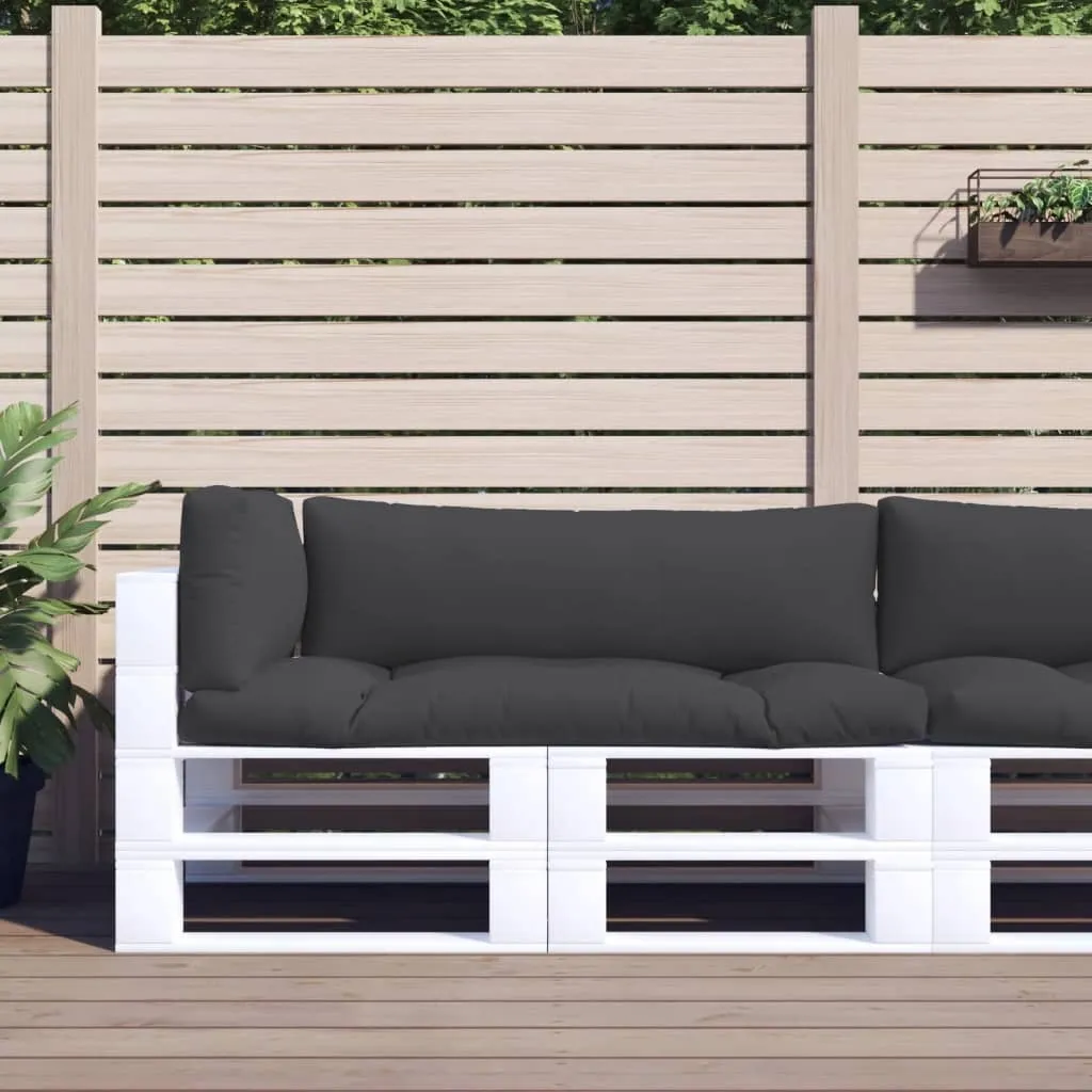 Cuscini per Mobili da Giardino Pallet 3pz Nero Best Möbel CL4373131