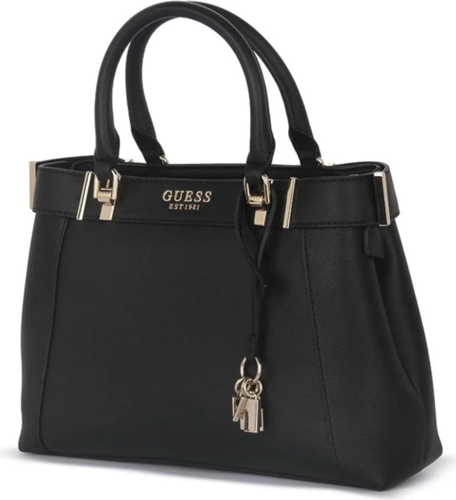 Sac Guess Anadela 3 Noir 33060BLA en Simili Cuir avec Finition Premium