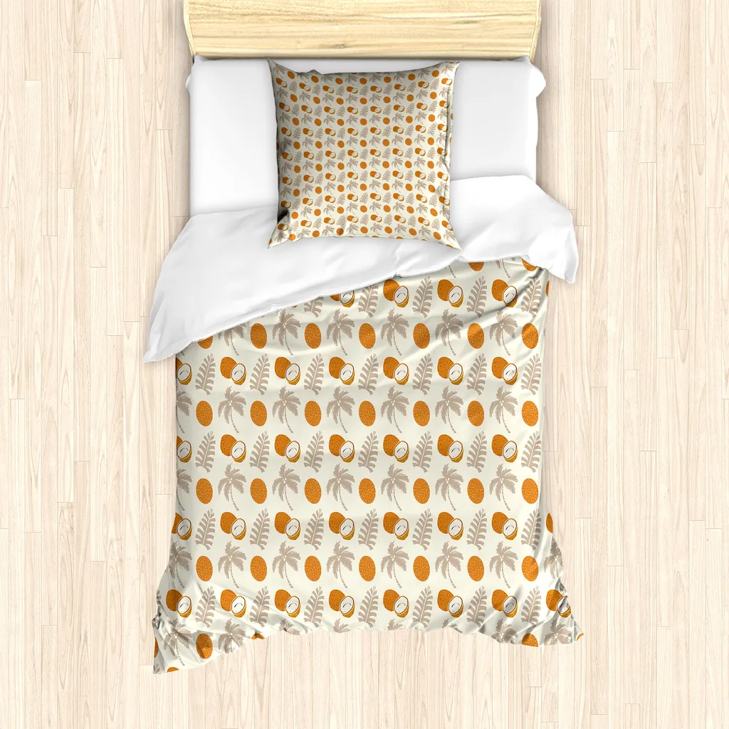 Set Copripiumino Antiacaro ABAKUHAUS Tropicale 135x200 cm
