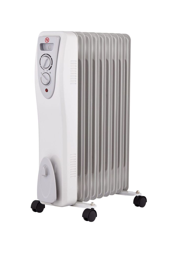 JUNG Ölradiator DENVER22 elektrische Heizung, 2000W, Ölradiator Energiesparend, 2000 W, Elektro Heizgerät für Wohnzimmer