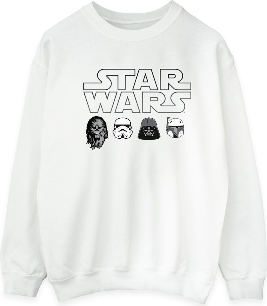Star Wars - Sweatshirt für Herren BI45994 (S) (Weiß)