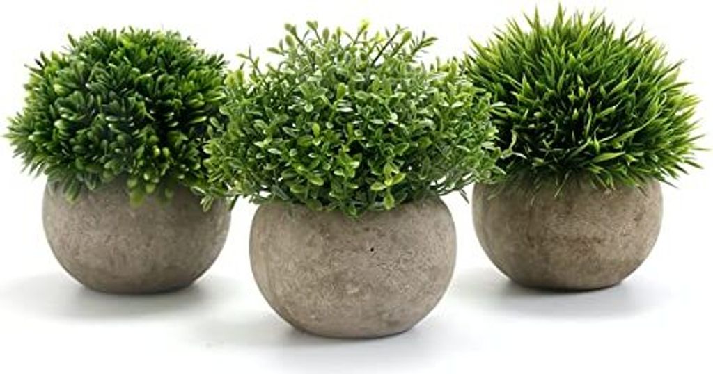 GOMAIHE Künstliche Pflanzen, Blumen, Sukkulente Eukalyptus Ivy