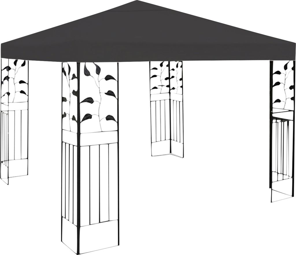 Jopassy Ersatzdach Pavillon 3x3m Anthrazit, Toit de Image du produit 