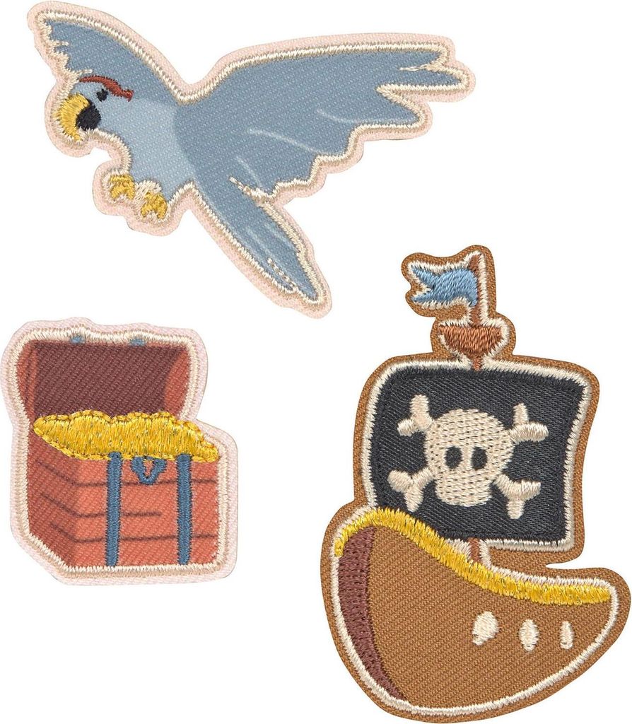 Lässig Textile Woven Sticker Stick on Pirates