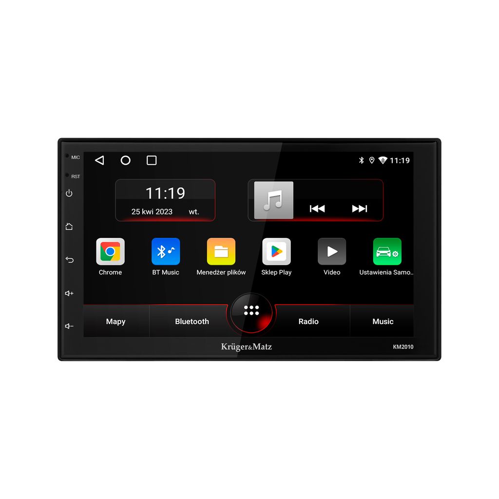 Radio Samochodowe Kruger&Matz CarPlay/AndroidAuto 7” 2DIN Zdjęcie produktu 