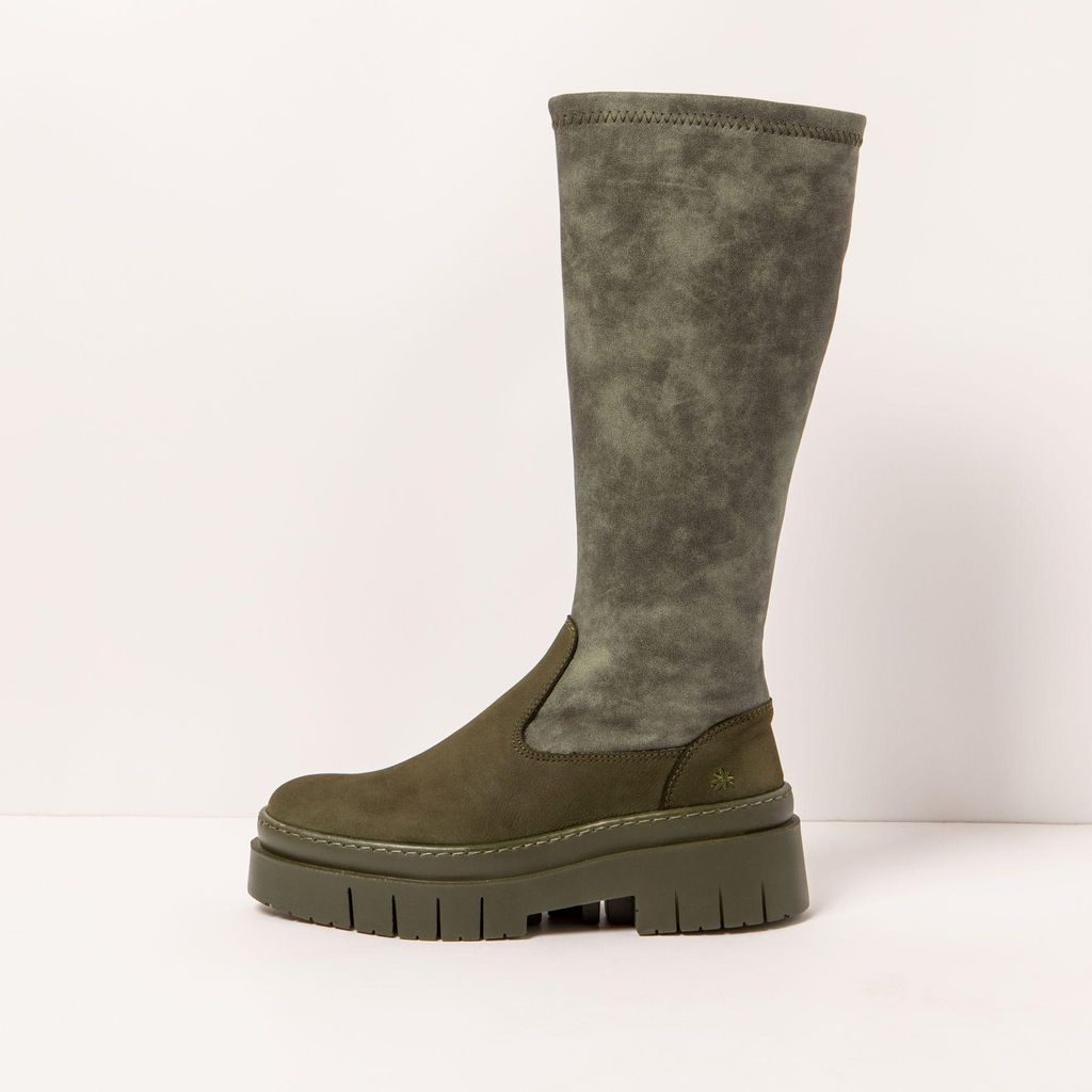 Art Stiefel Damen 1956 NOBUCK KAKI/AMBERES Farbe Grün