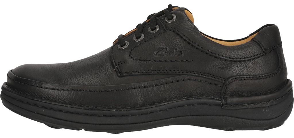Clarks Nature Three  Veterschoenen Laag - zwart - Maat 9.5 Produktbild 