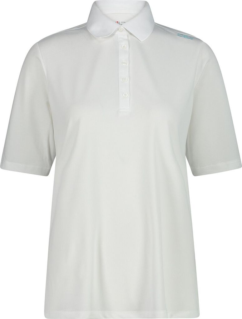 Cmp Woman Polo Bianco-Acqua 46
