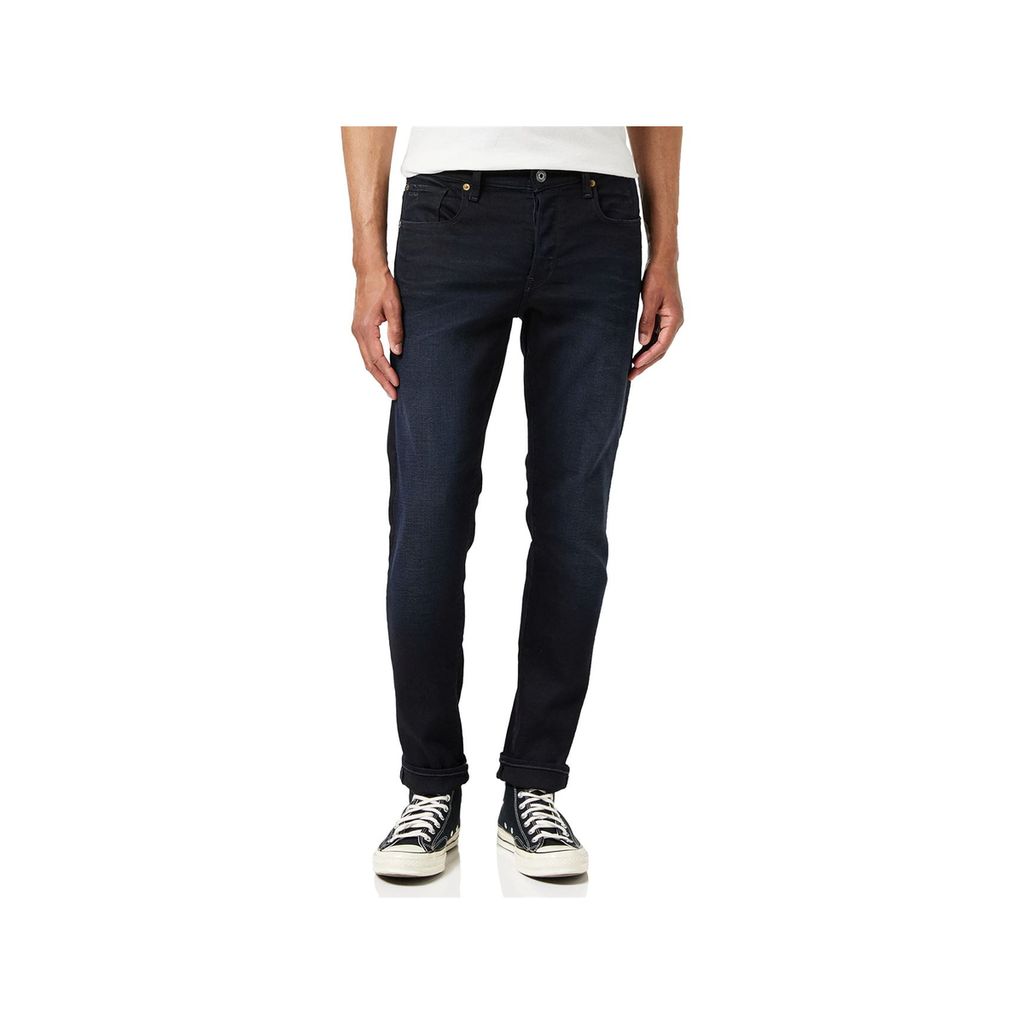 G-Star Herren 3301 Schmale Jeans, Blau 36W x 34L