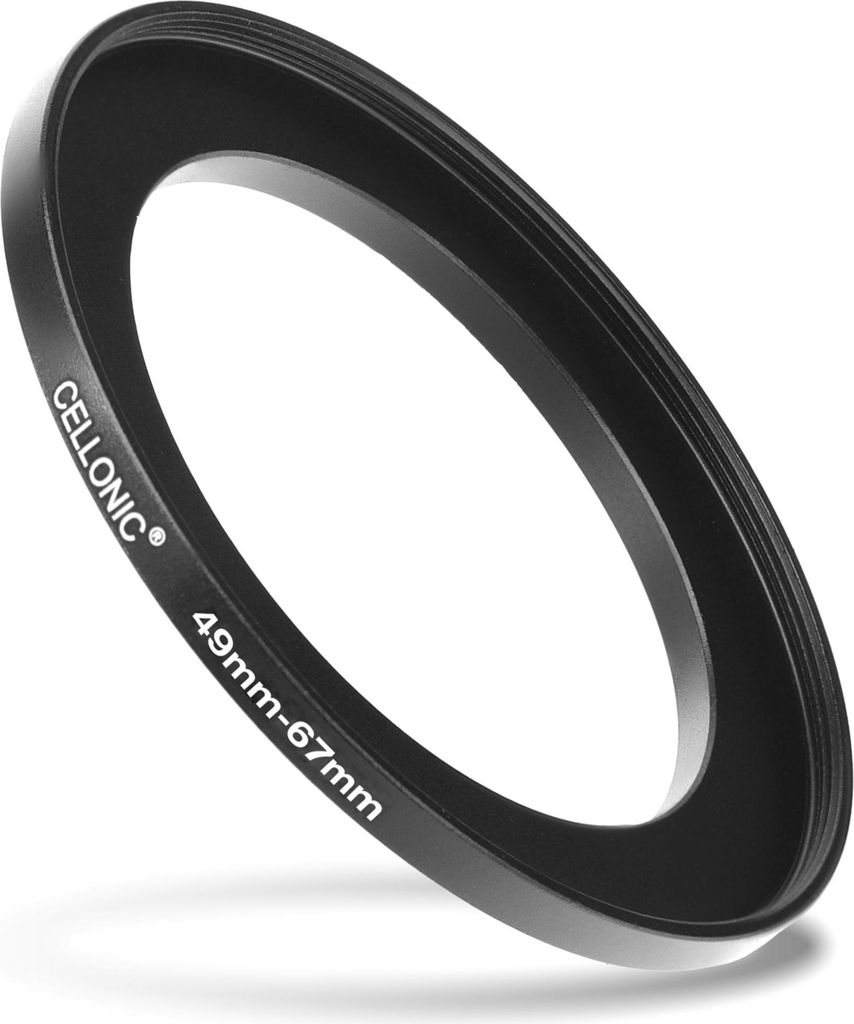 8x Step Up Ring Filteradapter Set für Canon, Nikon, Sony, Panasonic Lumix uvm: Objektiv Filtergewinde Adapter von 49mm auf 52mm, 55mm, 58mm, 62mm,...