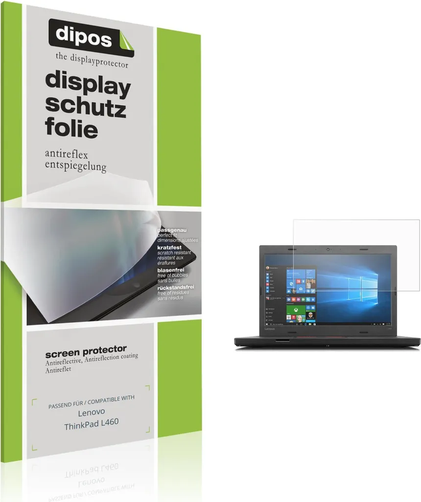 2 Pezzi Pellicola dipos per Lenovo ThinkPad L460 - Schermo Opaco