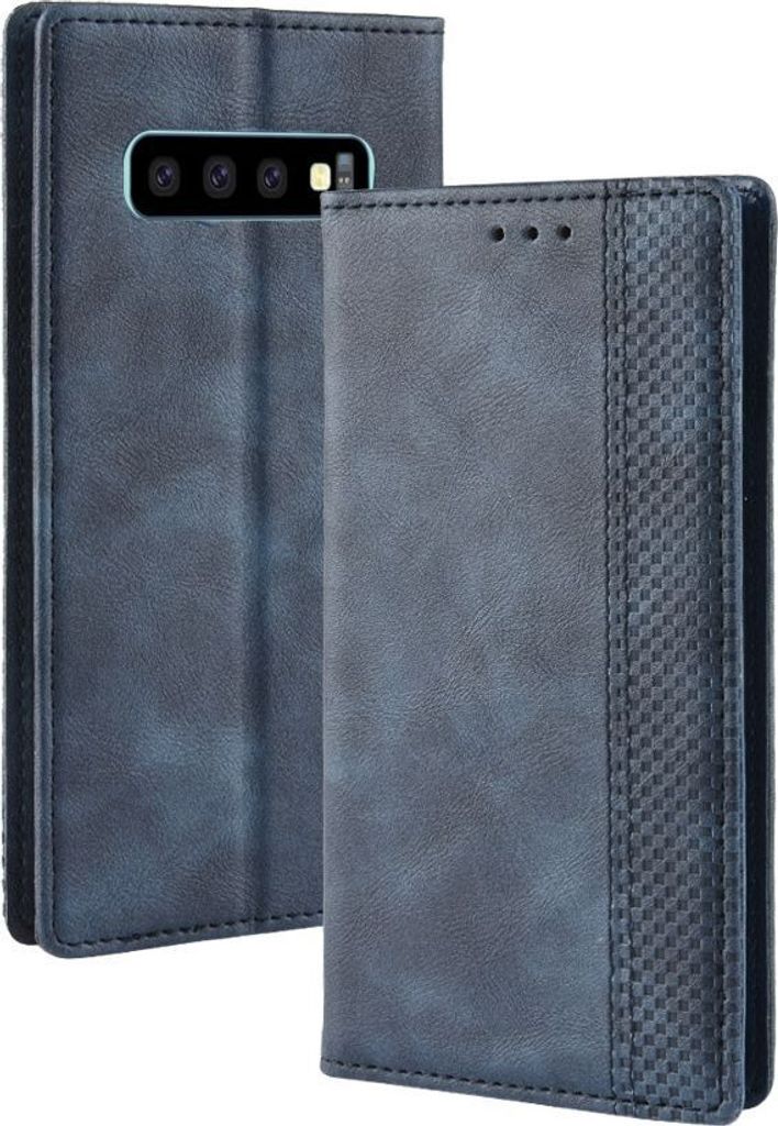 Mobigear Sensation Samsung Galaxy S10 5G Hülle Klapphülle Geldbörse - Blau