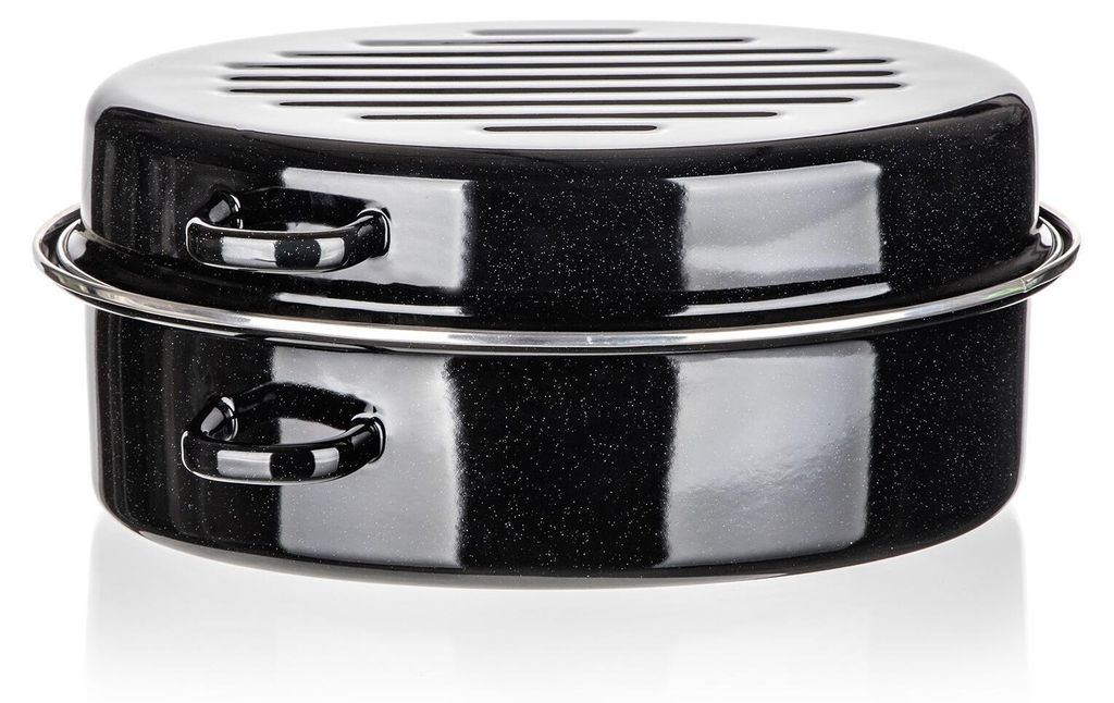 BANQUET Smaltierter Bräter 38cm 2-teilig (6,5+4L)