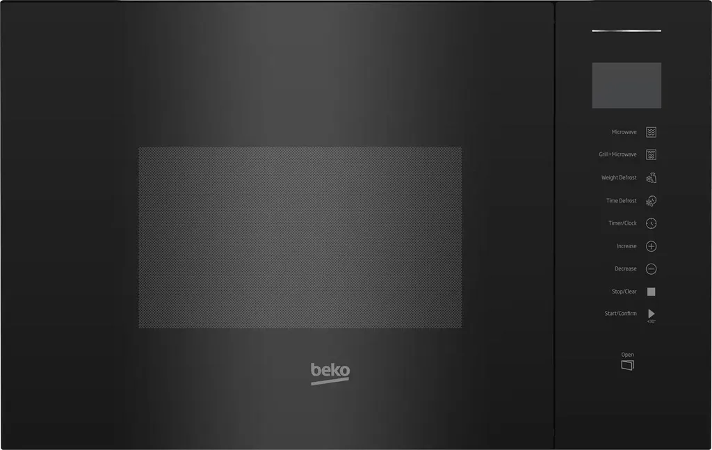 BEKO BMGB25353B Micro-ondes encastrable 25 L Noir avec Grill Puissant