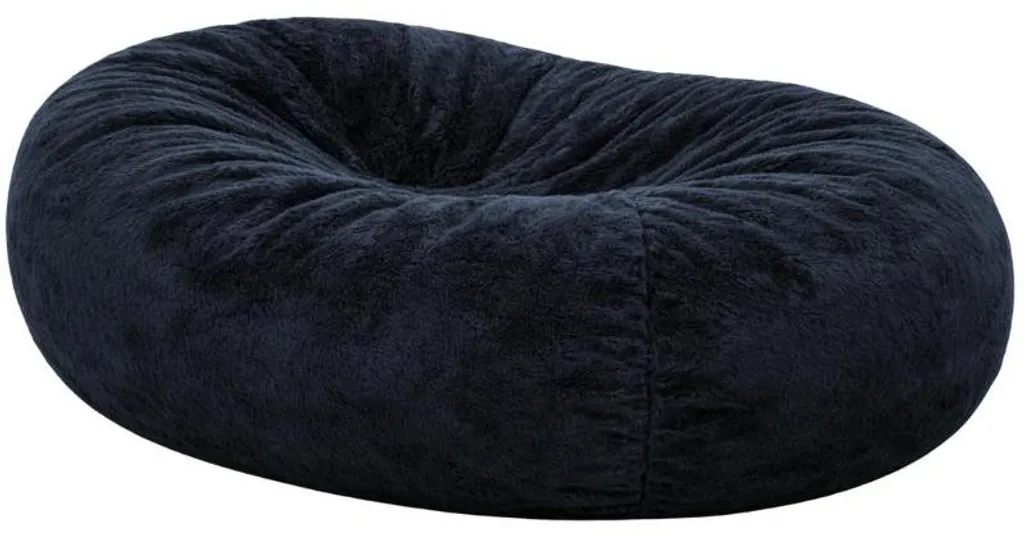 Pouf de Relaxation Géant Bananair Bleu 160 cm pour Chambre et Salon