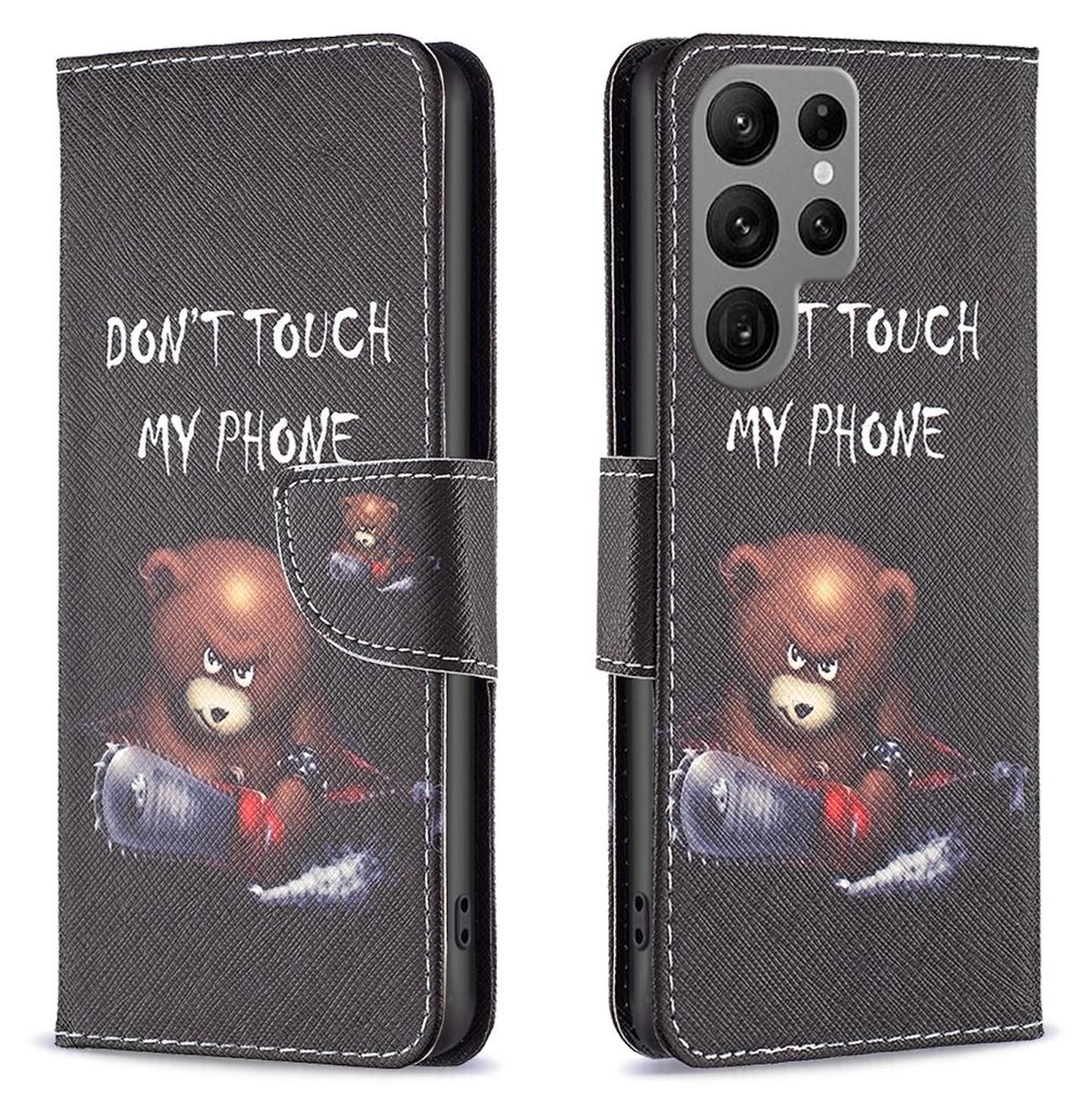 Voor Samsung Galaxy S24 Ultra: Kunstleren telefoonhoesje, Productafbeelding 