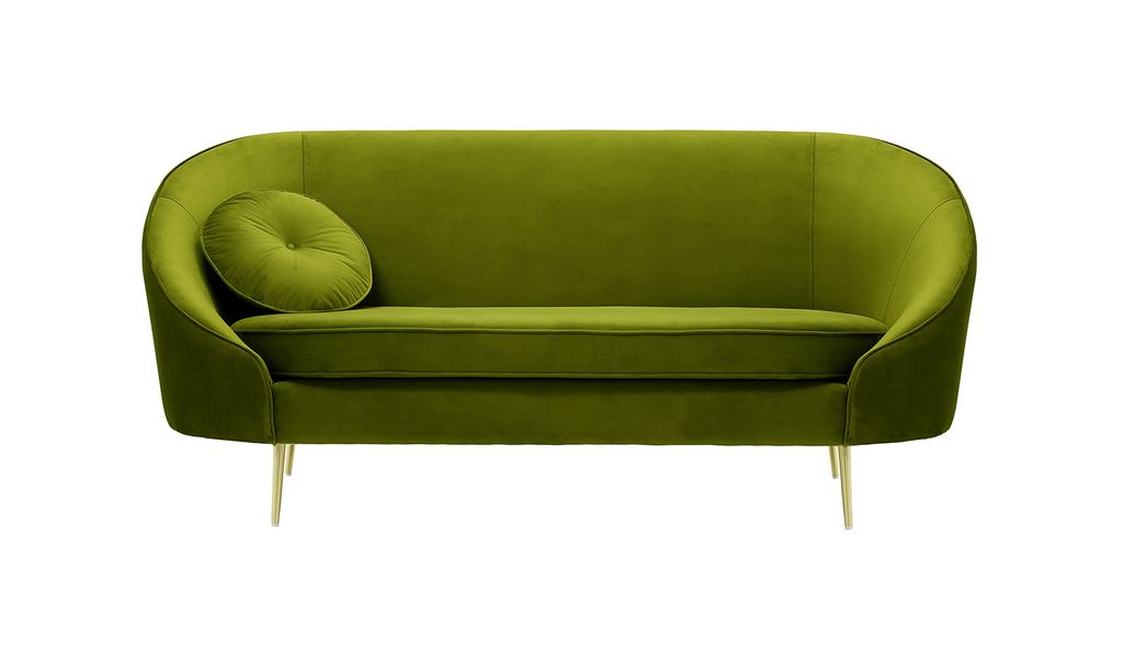2,5-Sitzer Sofa Kooper - olivgrün - Velluto 9