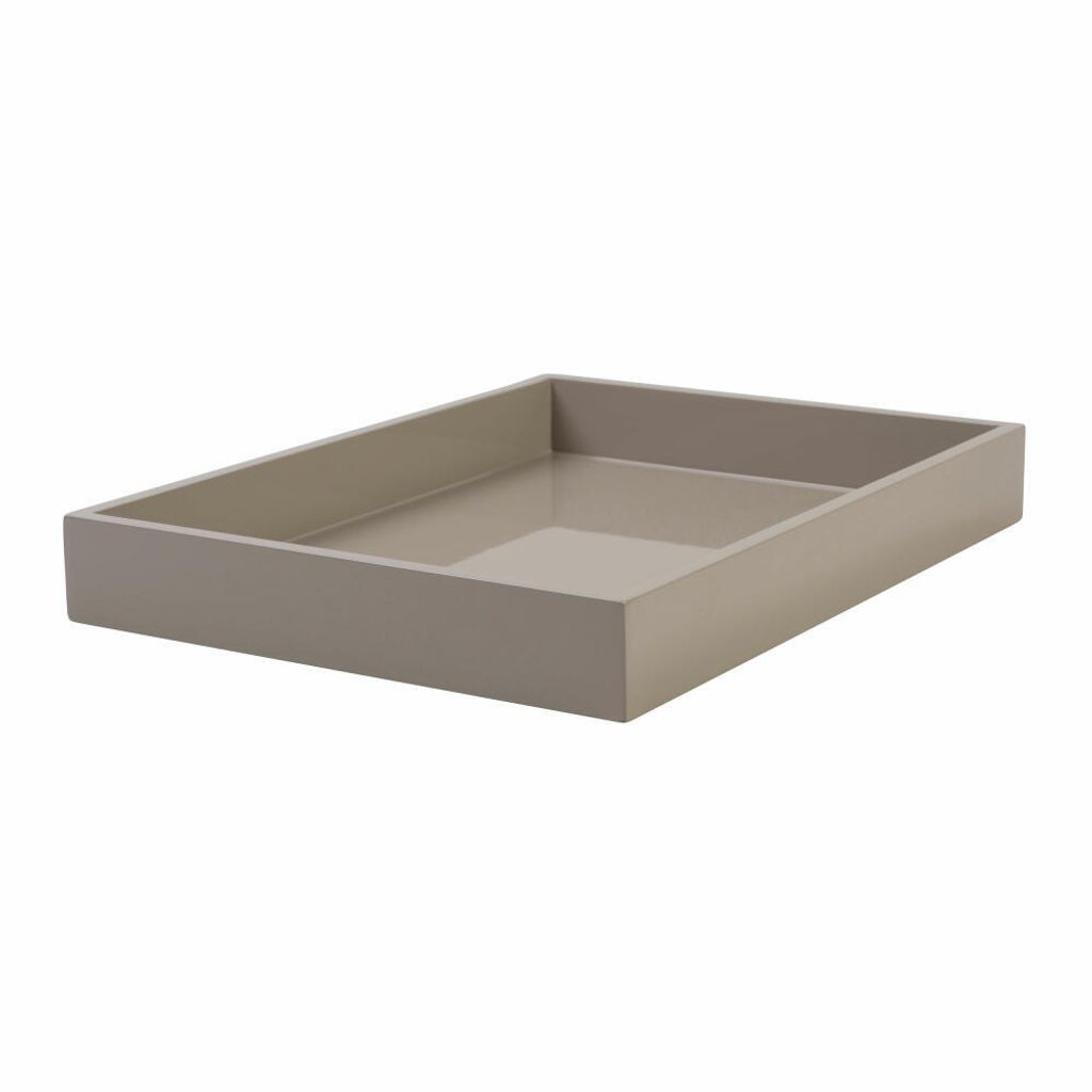 Gift Company Tablett Spa M, rechteckig, Serviertablett, Dekotablett, MDF, Sandstone, 40 x 29 cm, 77869