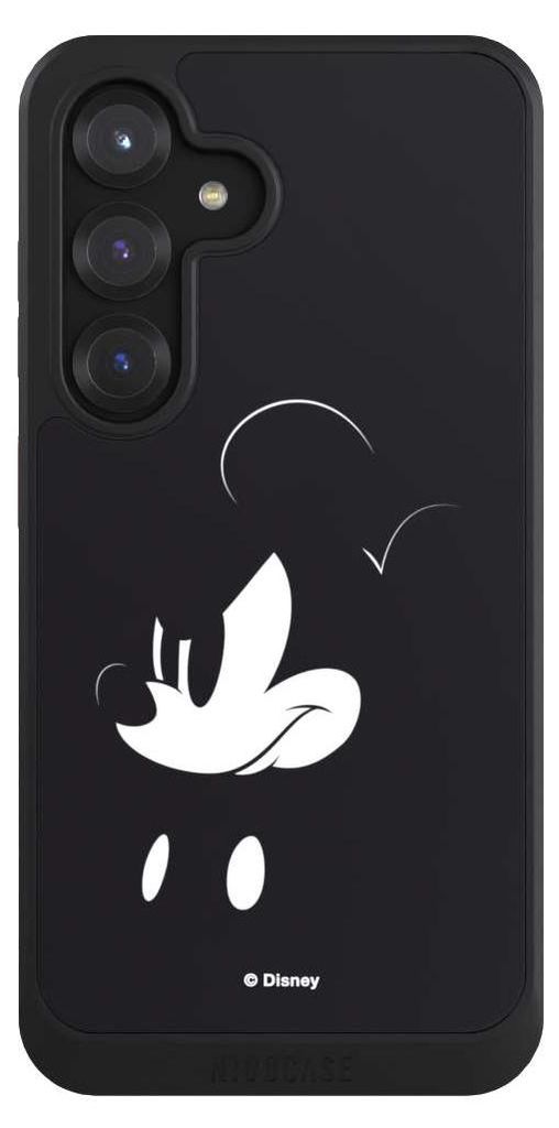 NIVOCASE Hülle für Samsung Galaxy S25 Handyhülle NIVOcore Case Schwarz Disney Mickey Mouse Offizielles Lizenzprodukt