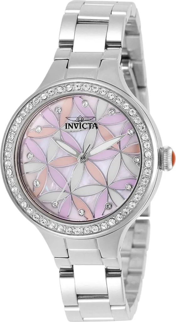 Invicta Wildflower 28823 Orologio Donna Acciaio Quadrante Rosa 34mm