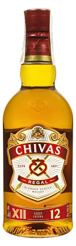 Chivas Regal 12 Years Blended Scotch Whisky 40% Vol. 0.7L Produktbild 