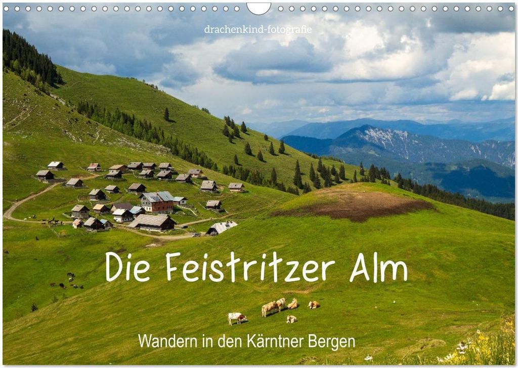 Die Feistritzer Alm - Wandern in den Kärntner Bergen (Wandkalender 2026 DIN A3 quer), CALVENDO Monatskalender