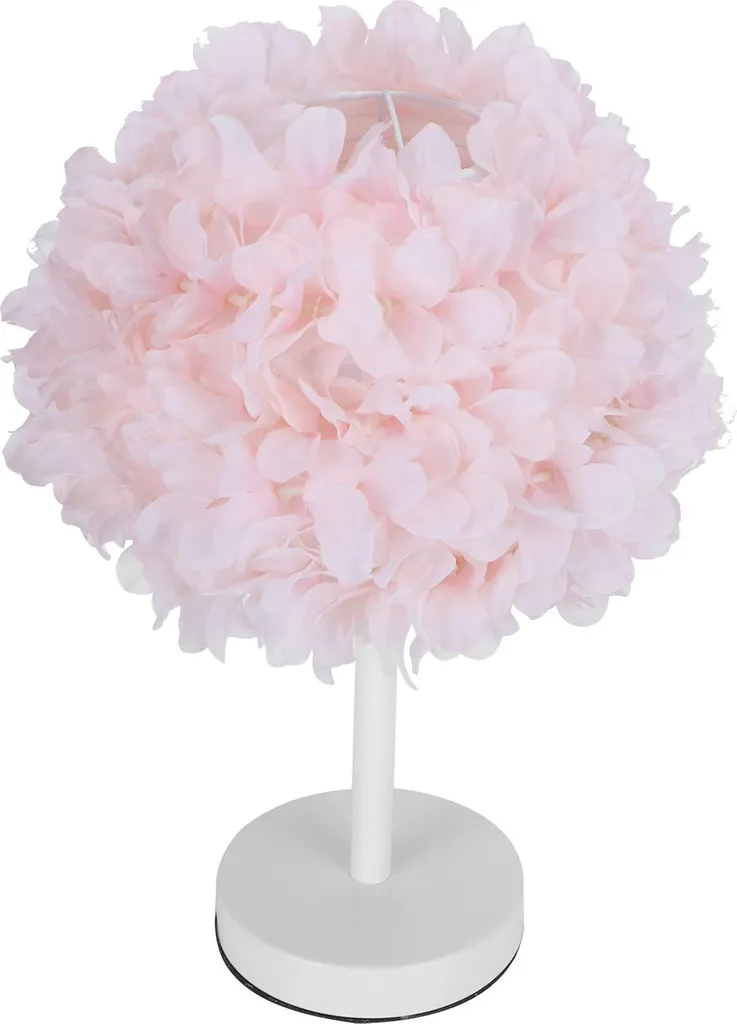 Lampe de chevet design fleur rose décoration de chambre cosy Prise EU