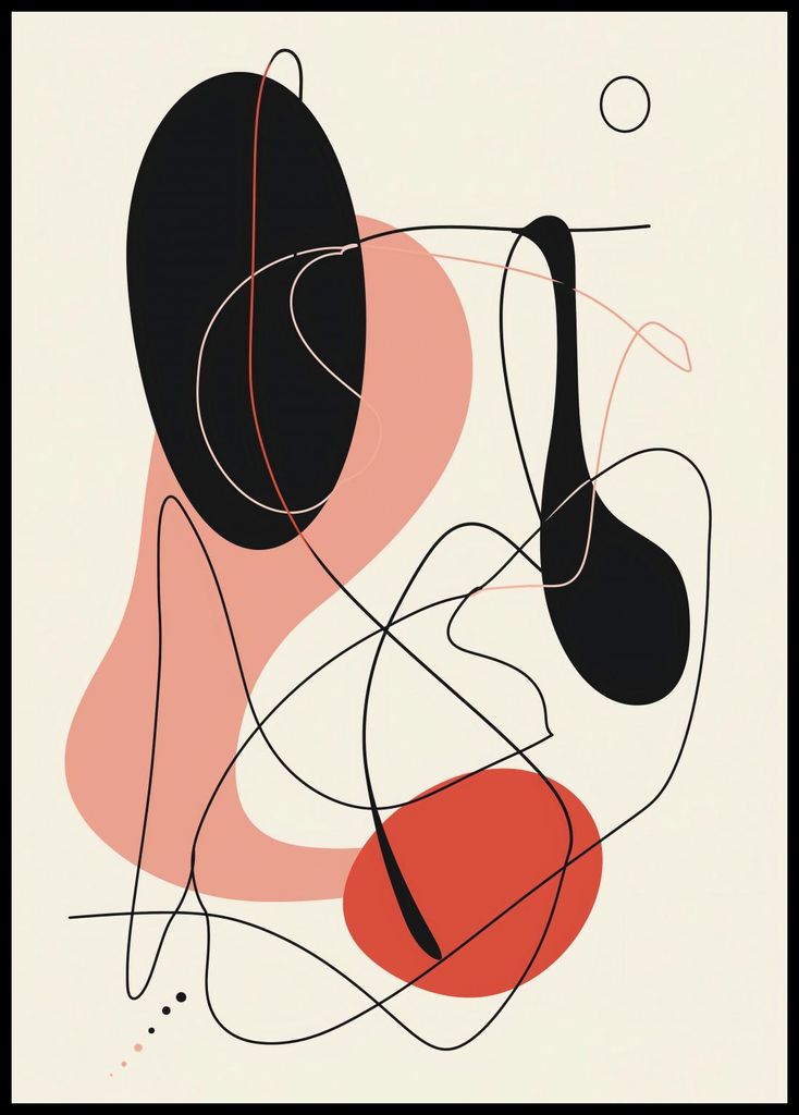 Plakat 67,5x95cm Vibrationen der Abstraktion