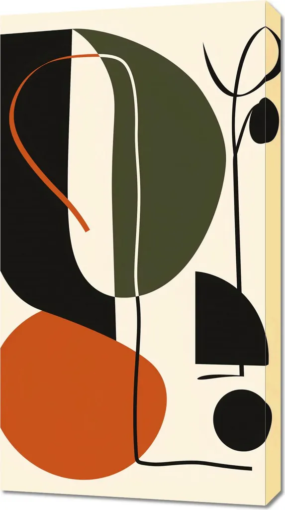 Quadro Decorativo 50x90 cm - Modello Sinfonia dell'Incisione