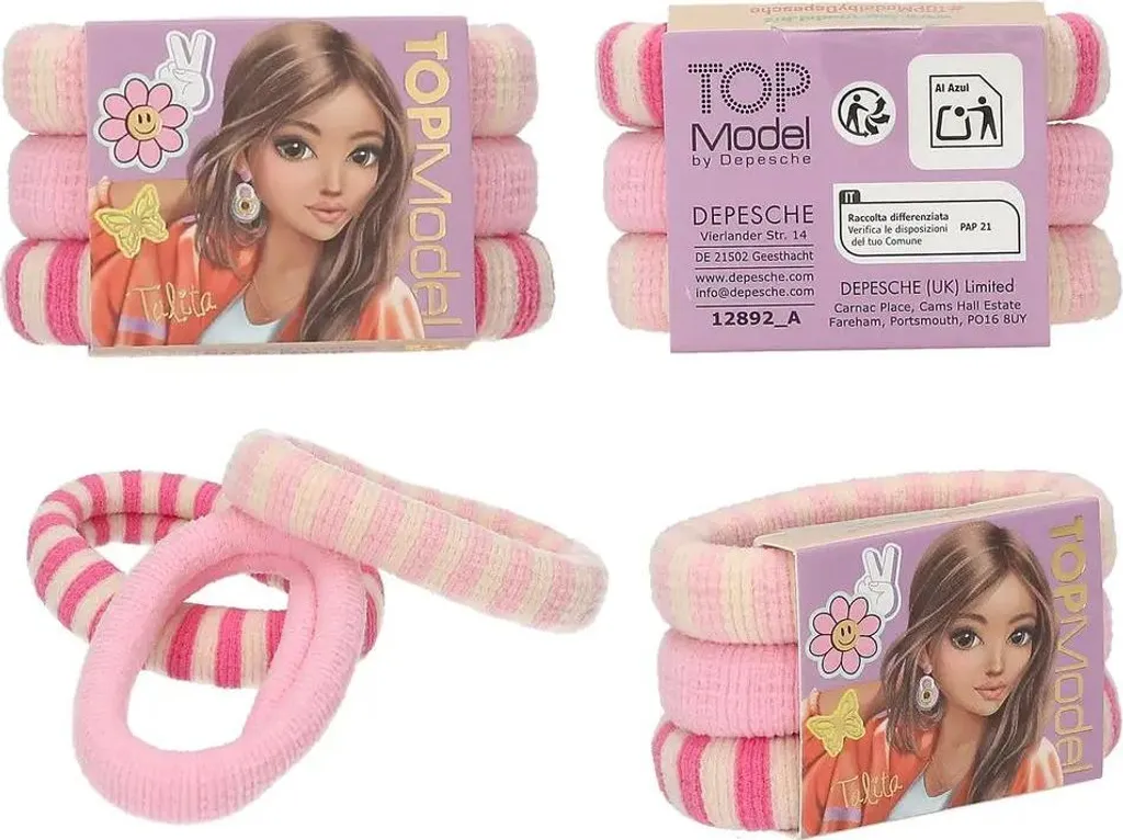Accessoires de coiffure école TOPModel - Set élastiques cheveux filles
