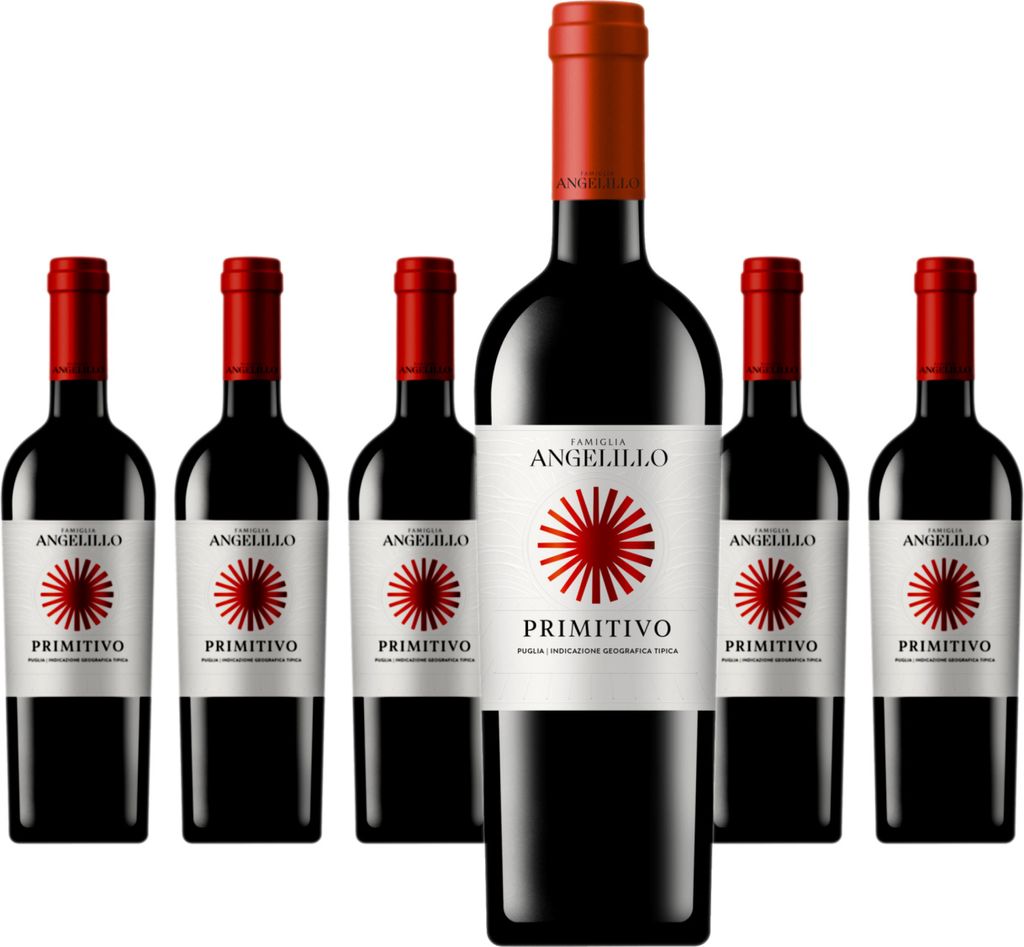 6 x Famiglia Angelillo Primitivo Puglia IGT