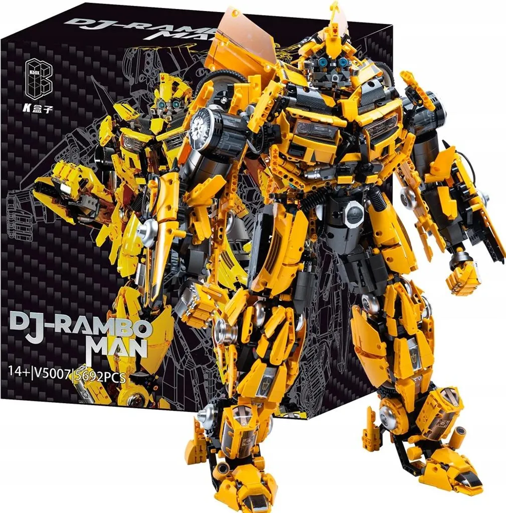 Jeu de construction technique : Robot DJ-Rambo Man V5007 articulé