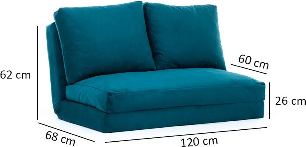 Canapé-lit convertible compact pour optimiser l'espace d'un studio - 10