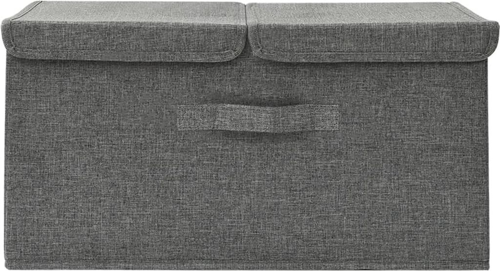 vidaXL Úložný box látkový 50x30x25 cm antracitový Obrázok produktu 2