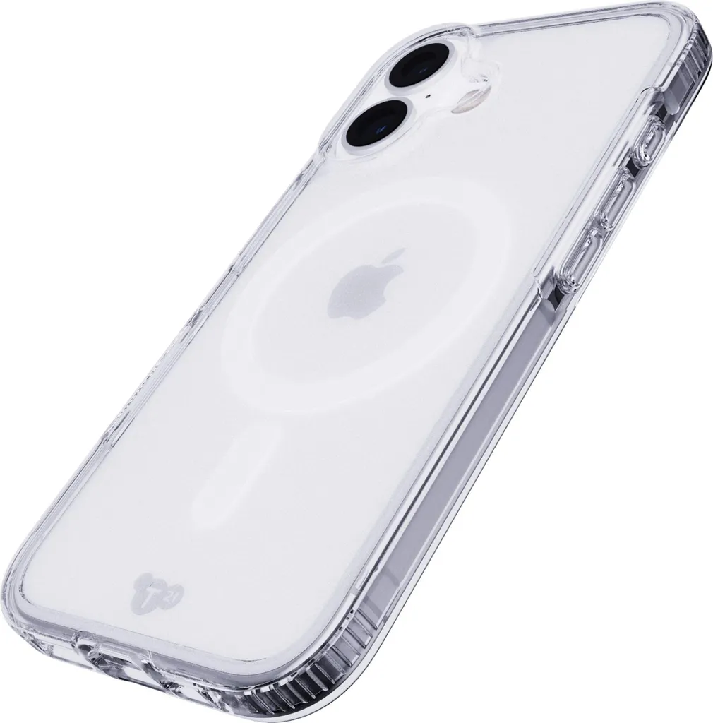 Coque Tech21 EvoClear MagSafe pour iPhone 16 - Transparente et Antichoc